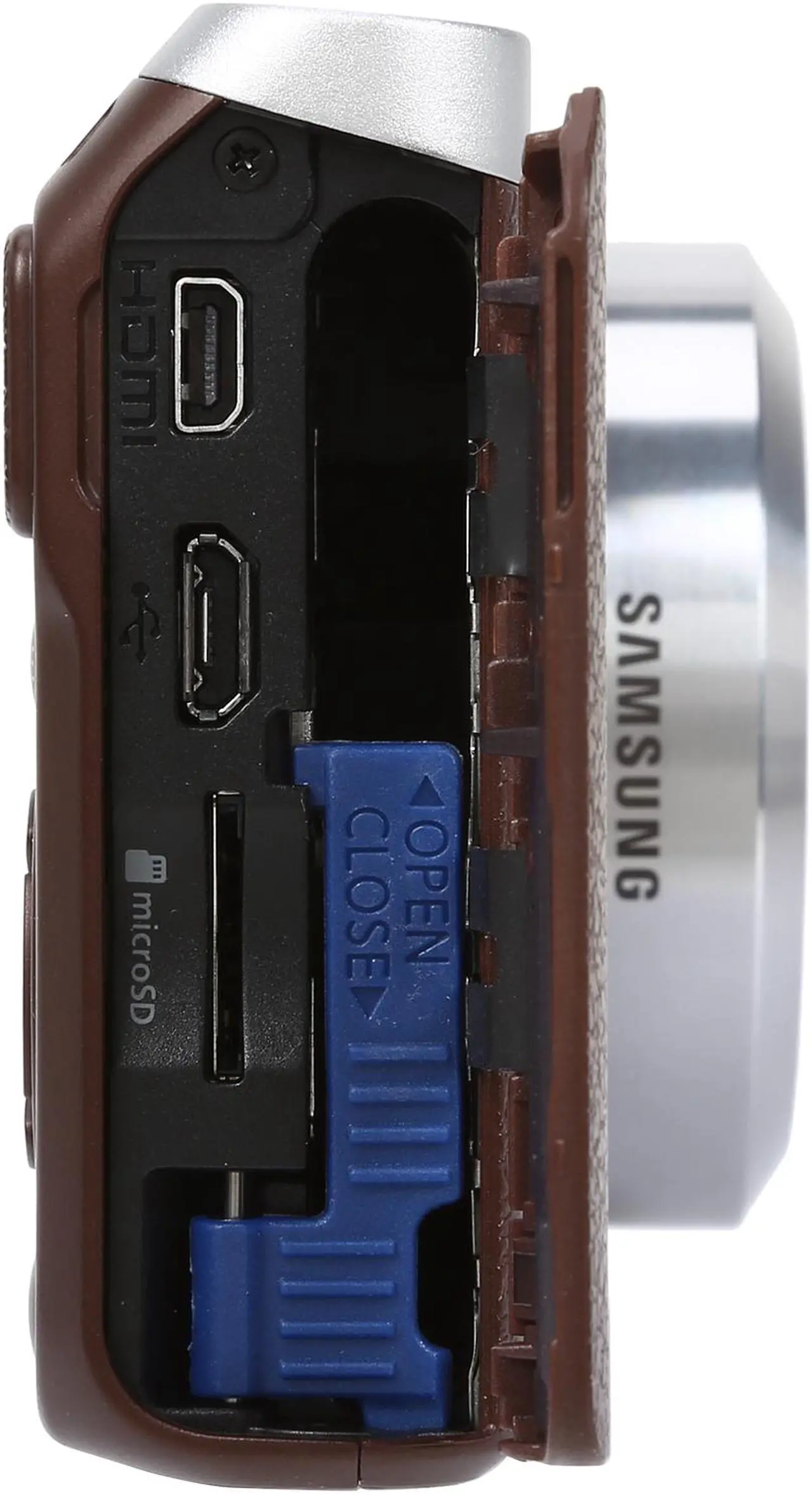 Alt view image 5 of 11 - SAMSUNG NX Mini EV-NXF1ZZB1JUS Brown 20.5 MP 3.0" 460.8K Touch LCD Smart Camera with 9mm Lens