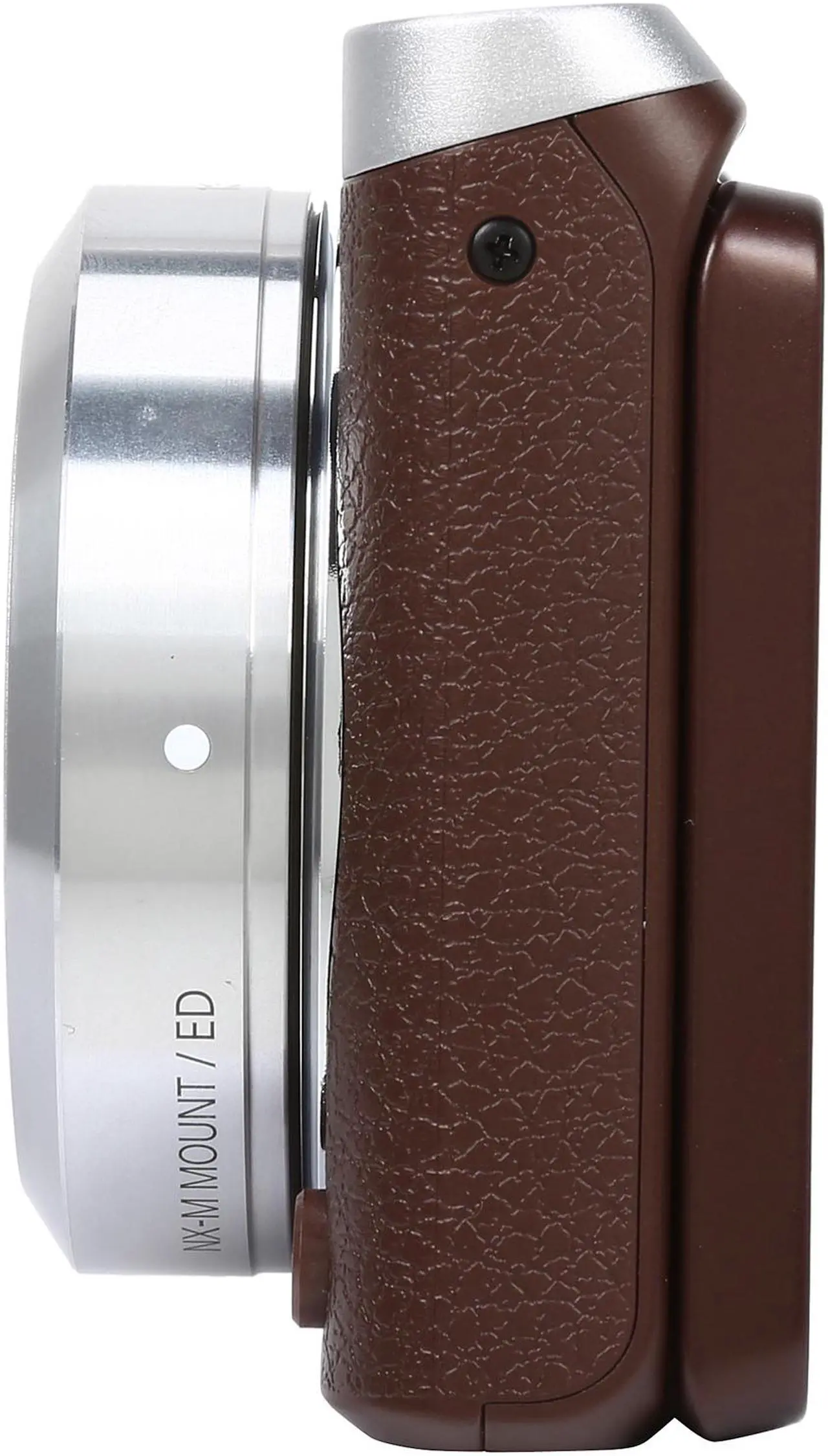 Alt view image 7 of 11 - SAMSUNG NX Mini EV-NXF1ZZB1JUS Brown 20.5 MP 3.0" 460.8K Touch LCD Smart Camera with 9mm Lens