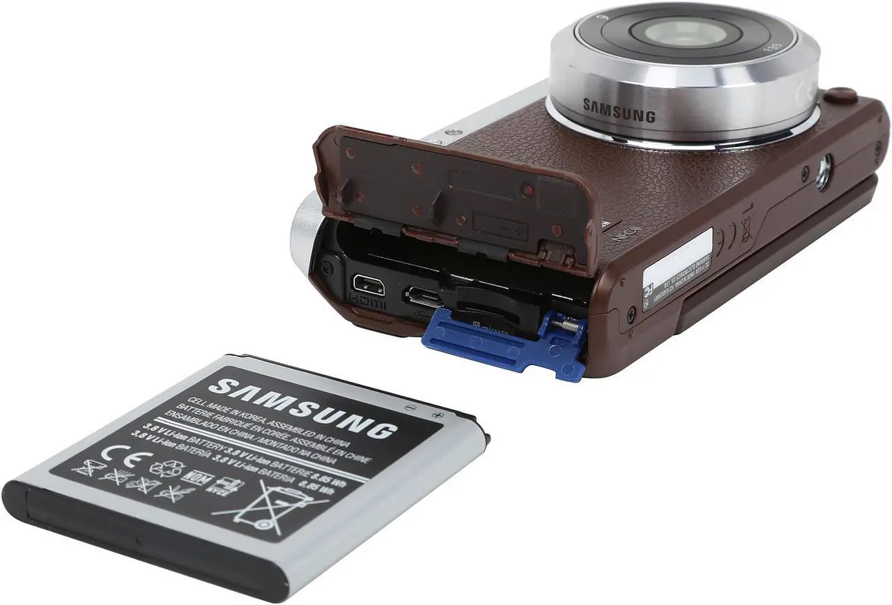 Alt view image 11 of 11 - SAMSUNG NX Mini EV-NXF1ZZB1JUS Brown 20.5 MP 3.0" 460.8K Touch LCD Smart Camera with 9mm Lens