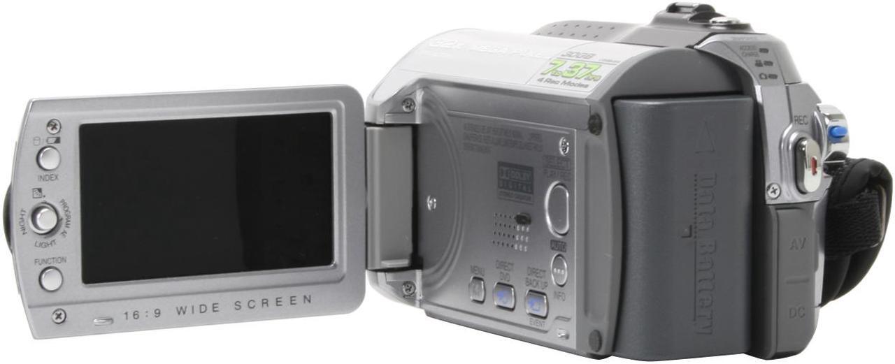 Alt view image 6 of 14 - JVC GZ-MG155 Black&Silver 1.07MP 32X Optical Zoom 30GB Hard Disk Drive Digital Camcorder
