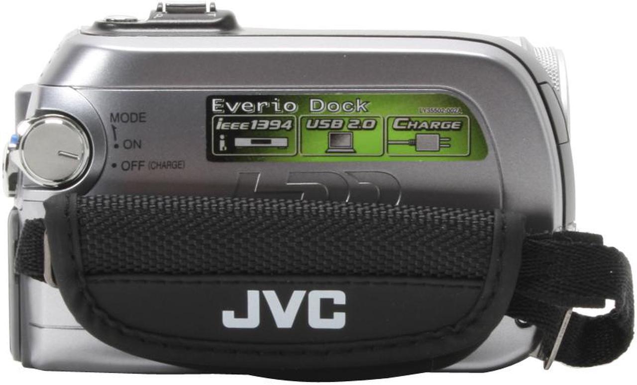 Alt view image 7 of 14 - JVC GZ-MG155 Black&Silver 1.07MP 32X Optical Zoom 30GB Hard Disk Drive Digital Camcorder