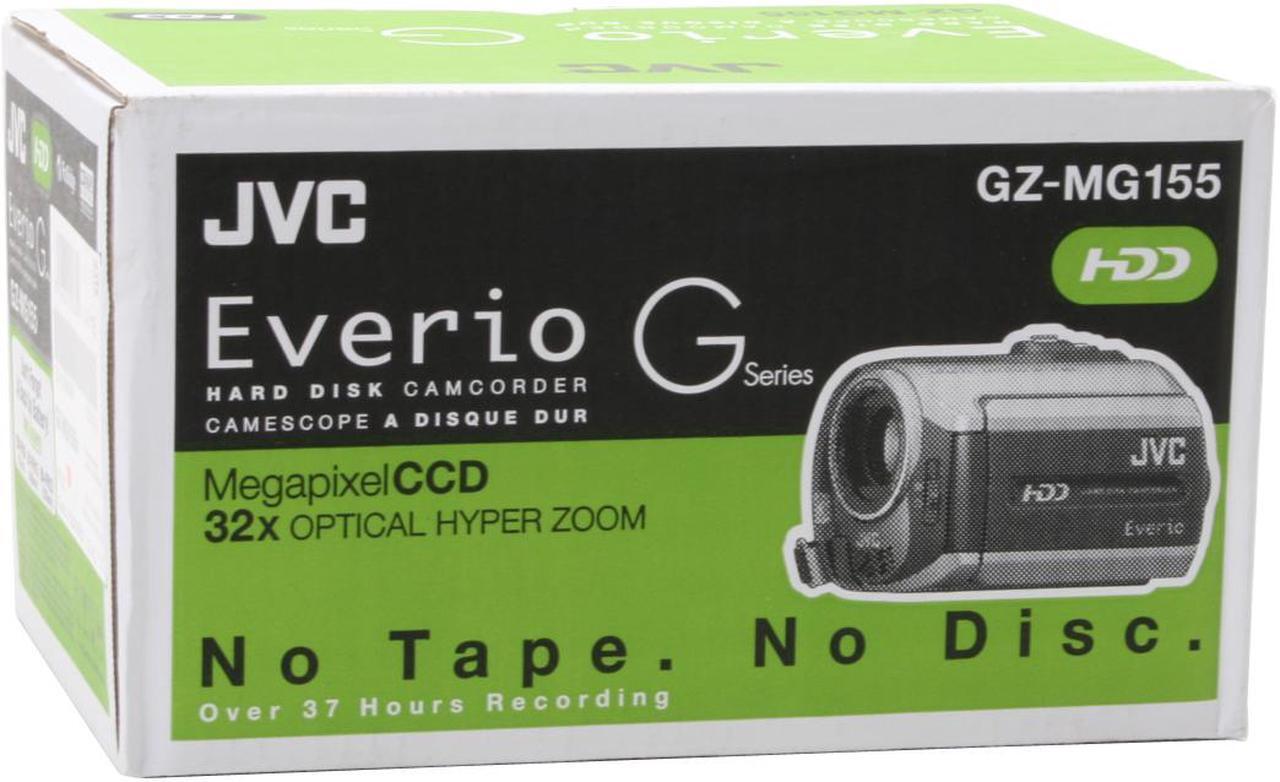 Alt view image 14 of 14 - JVC GZ-MG155 Black&Silver 1.07MP 32X Optical Zoom 30GB Hard Disk Drive Digital Camcorder