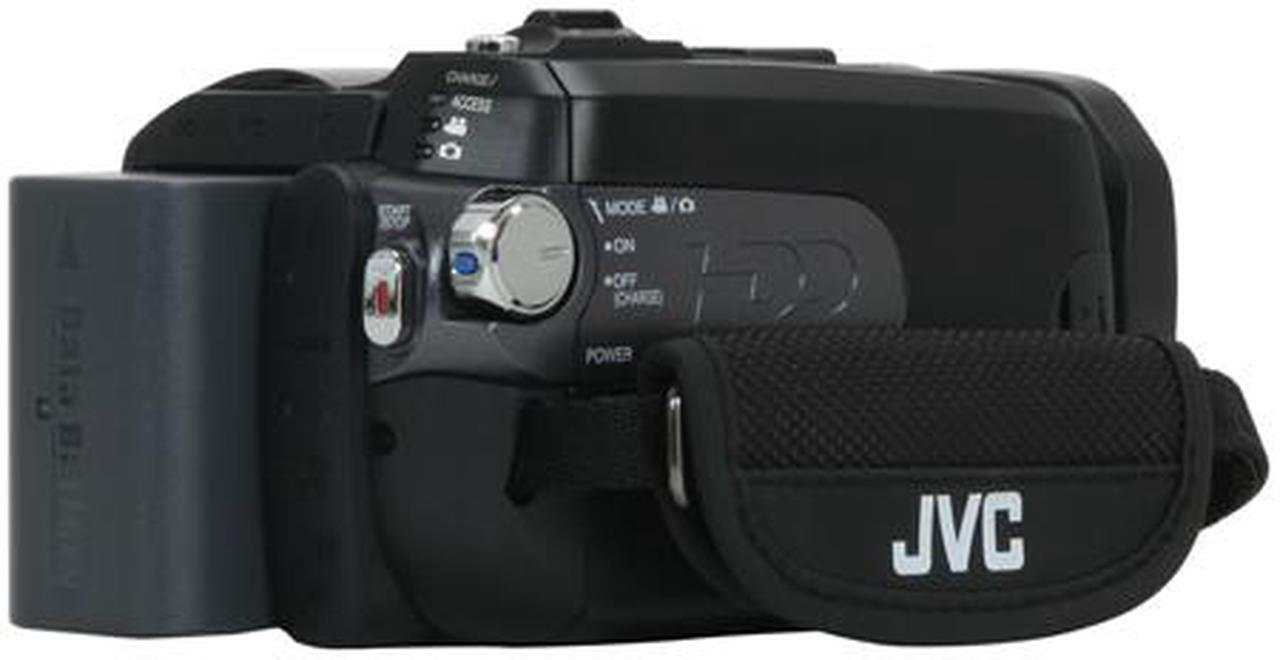 Alt view image 5 of 13 - JVC Everio GZ-HD6 Black 3CCD 2.8" LCD 10X Optical Zoom 120GB Hard Drive High Definition Camcorder