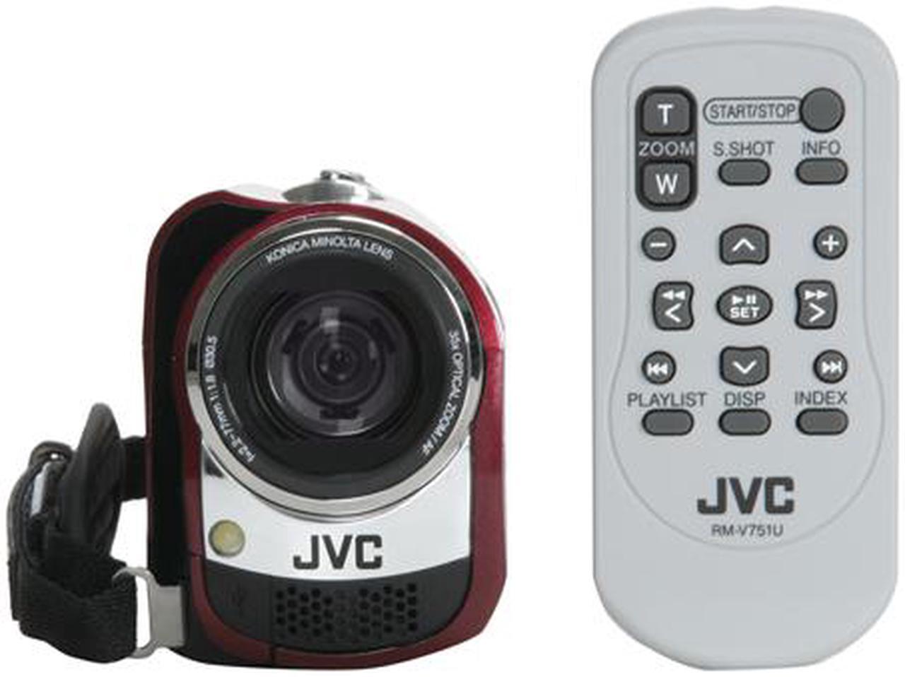 Alt view image 12 of 13 - JVC Everio GZ-MG330 Red 2.7"LCD 35X Optical Zoom 30GB Hard Disk Digital Camcorder