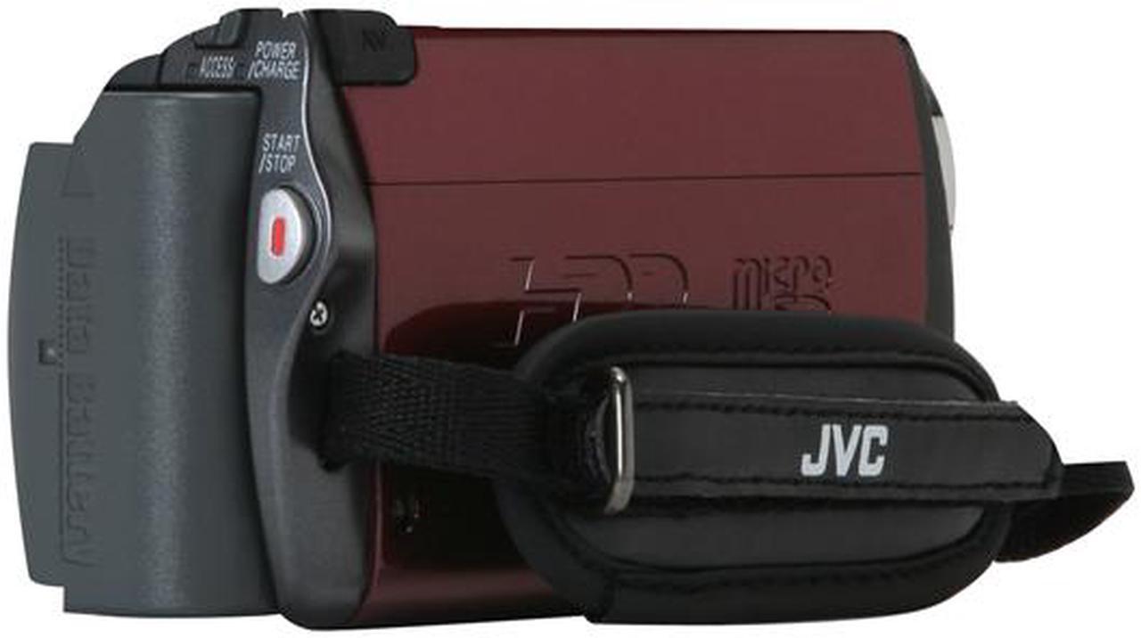 Alt view image 5 of 13 - JVC Everio GZ-MG330 Red 2.7"LCD 35X Optical Zoom 30GB Hard Disk Digital Camcorder