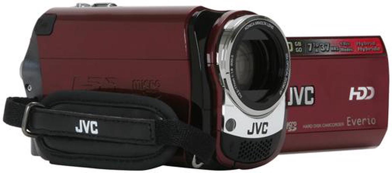Alt view image 7 of 13 - JVC Everio GZ-MG330 Red 2.7"LCD 35X Optical Zoom 30GB Hard Disk Digital Camcorder