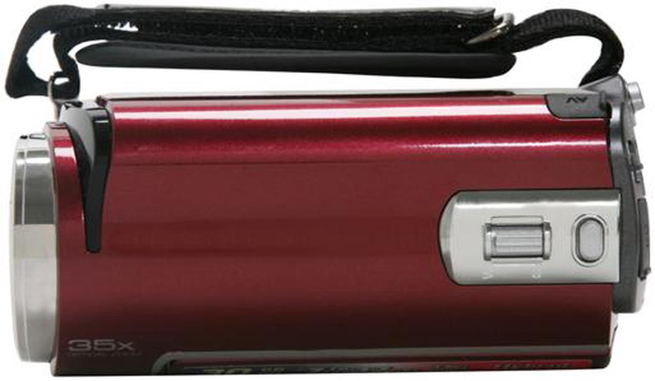Alt view image 8 of 13 - JVC Everio GZ-MG330 Red 2.7"LCD 35X Optical Zoom 30GB Hard Disk Digital Camcorder