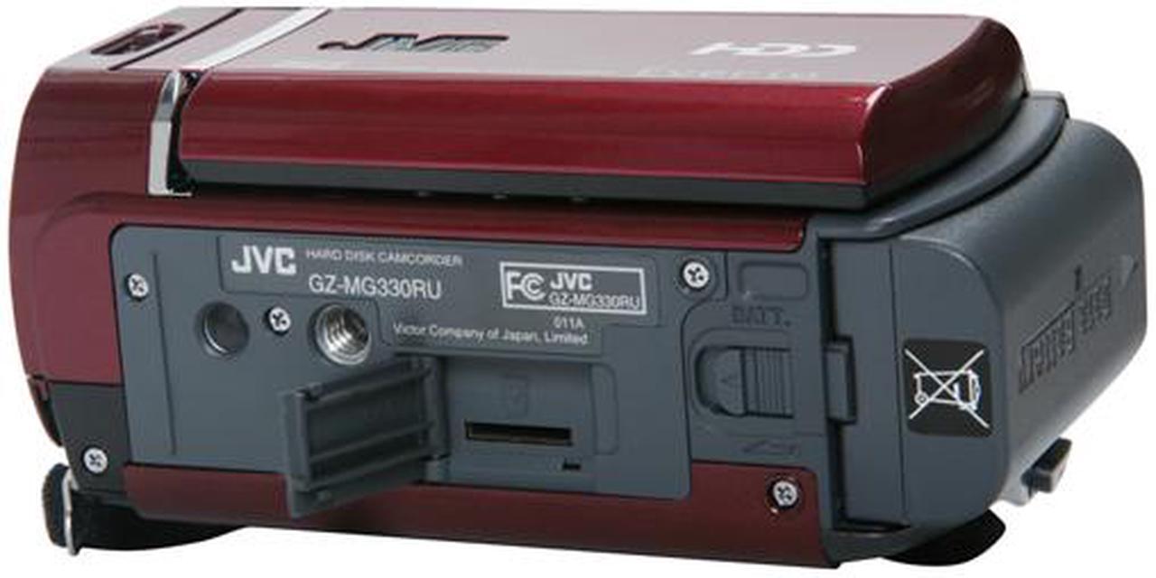 Alt view image 10 of 13 - JVC Everio GZ-MG330 Red 2.7"LCD 35X Optical Zoom 30GB Hard Disk Digital Camcorder