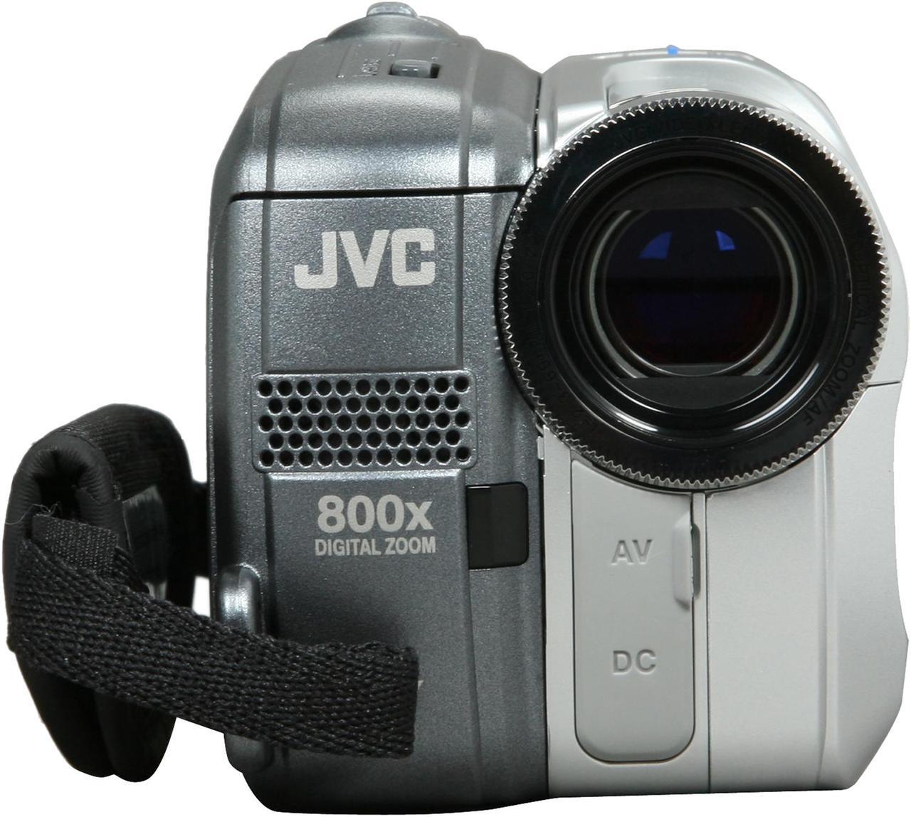 Alt view image 2 of 9 - JVC GR-DA30US Silver 1/6" CCD 2.4" Wide LCD 30X Optical Zoom MiniDV Camcorder