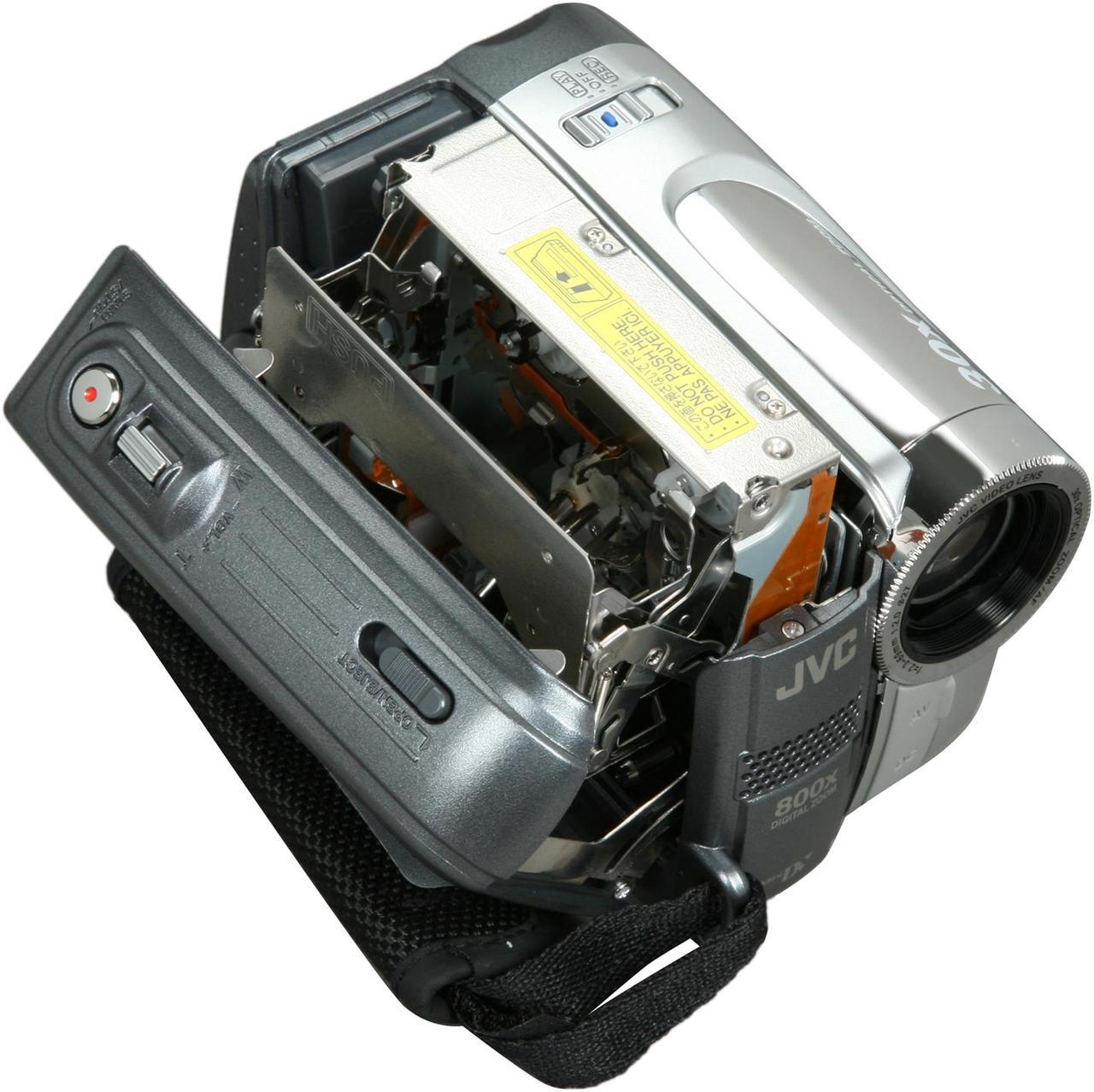 Alt view image 7 of 9 - JVC GR-DA30US Silver 1/6" CCD 2.4" Wide LCD 30X Optical Zoom MiniDV Camcorder