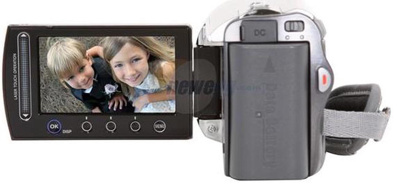 Alt view image 3 of 8 - JVC Everio GZ-MG230 Silver 1/6" CCD 2.7" LCD 28X Optical Zoom 30GB HDD Digital Camcorder