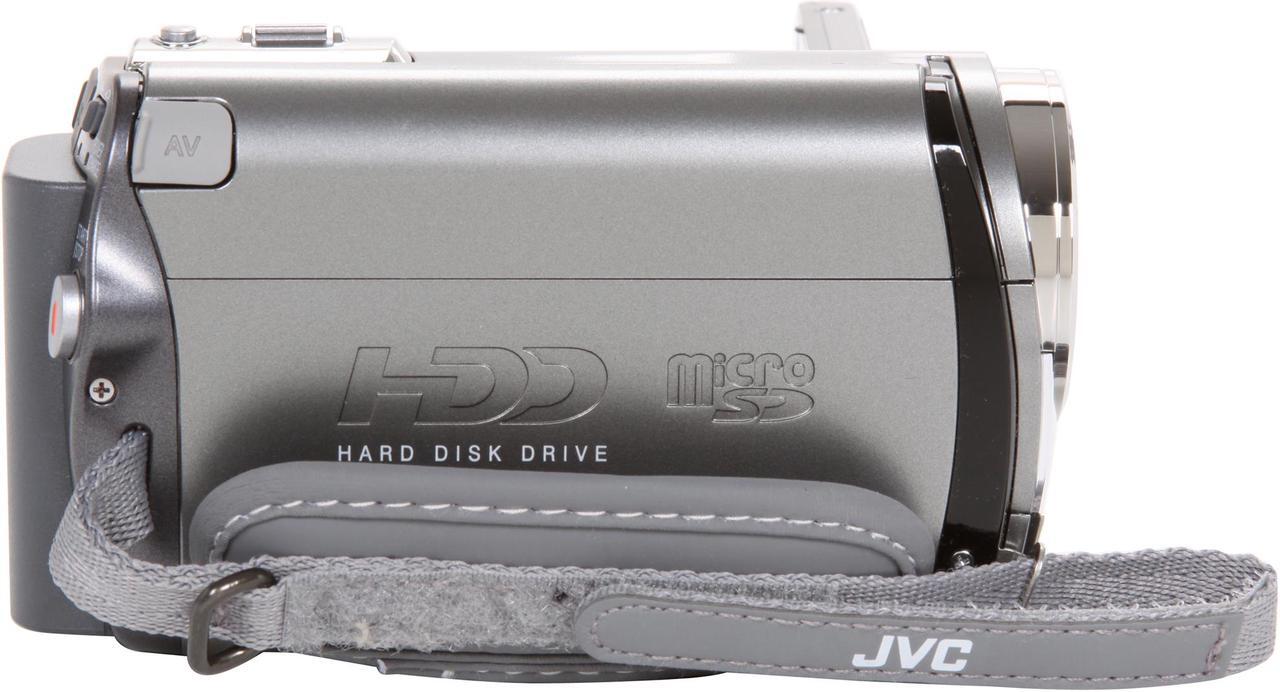 Alt view image 4 of 8 - JVC Everio GZ-MG230 Silver 1/6" CCD 2.7" LCD 28X Optical Zoom 30GB HDD Digital Camcorder