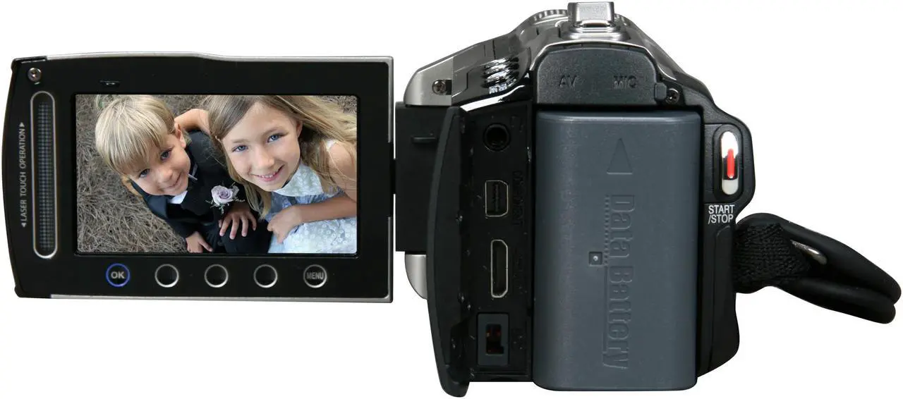 Alt view image 4 of 9 - JVC Everio GZ-HM1 Silver 1/2.3" 10.62 MP Back-illuminated CMOS Sensor HD Camcorder