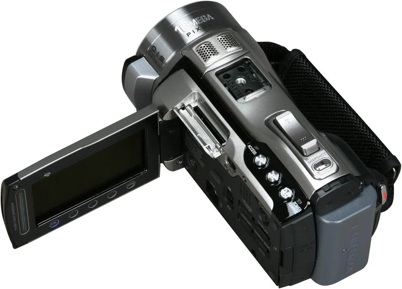 Alt view image 6 of 9 - JVC Everio GZ-HM1 Silver 1/2.3" 10.62 MP Back-illuminated CMOS Sensor HD Camcorder
