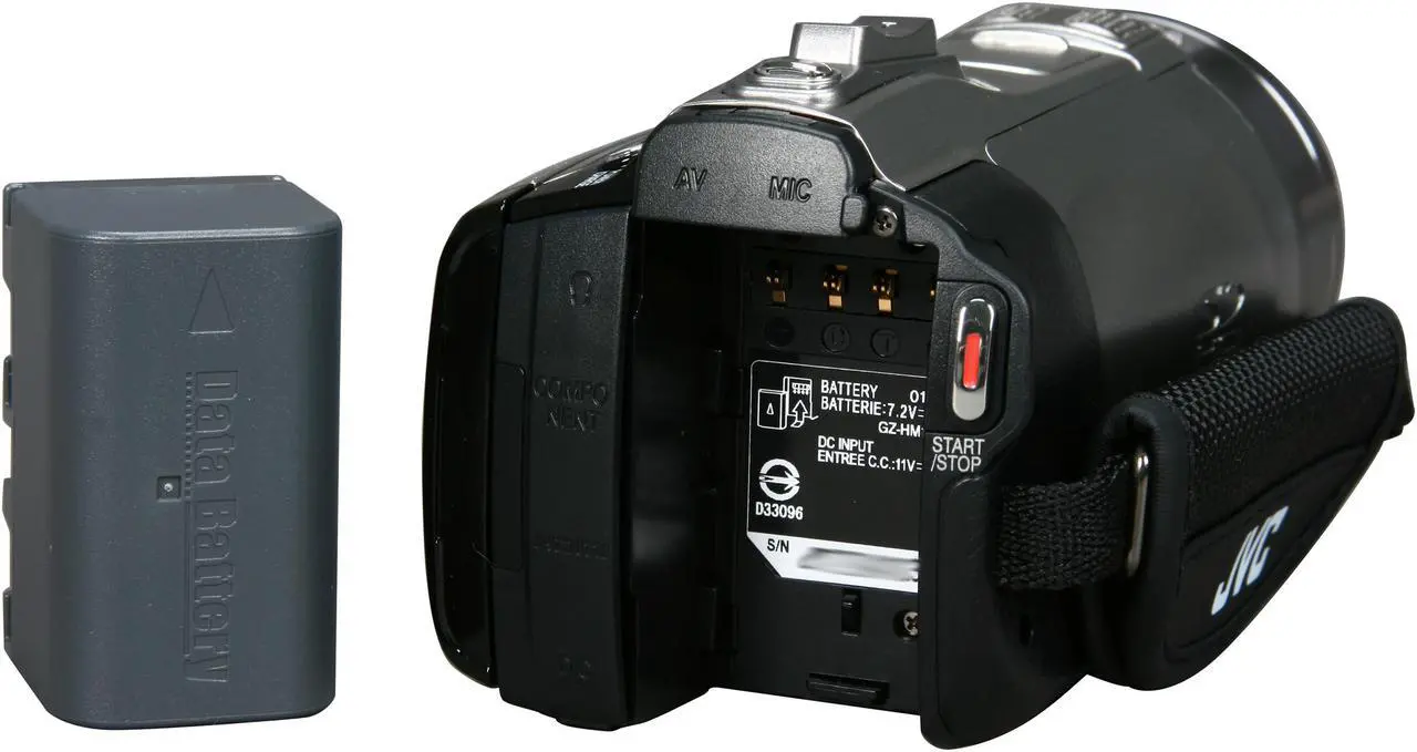 Alt view image 8 of 9 - JVC Everio GZ-HM1 Silver 1/2.3" 10.62 MP Back-illuminated CMOS Sensor HD Camcorder
