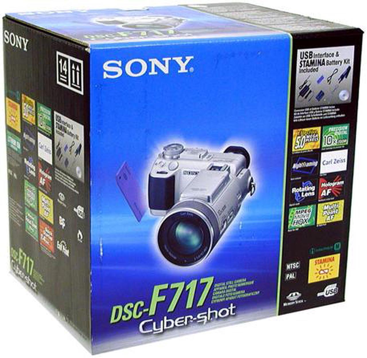 Alt view image 8 of 8 - SONY DSC-F717 Silver 5.0MP 5X Optical Zoom Digital Camera