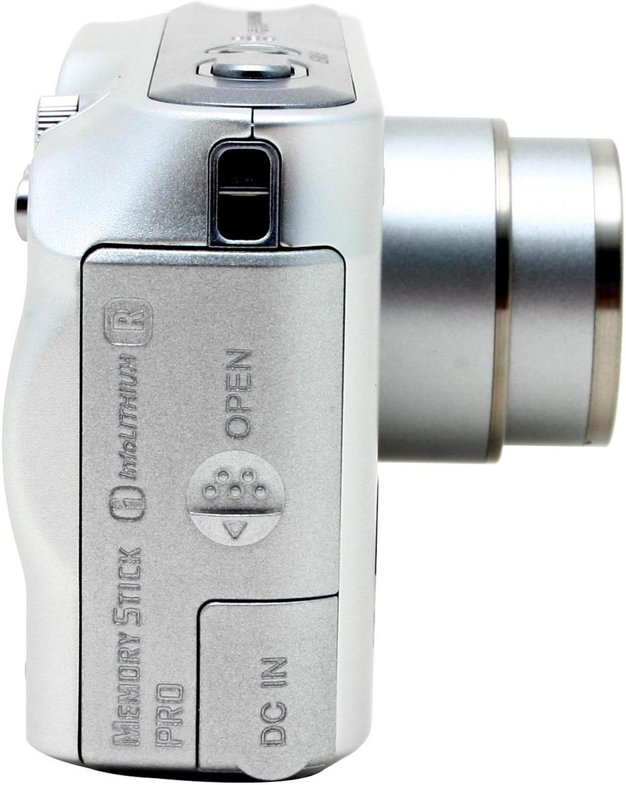 Alt view image 6 of 9 - SONY DSC-P200 Silver 7.2MP 3X Optical Zoom Digital Camera