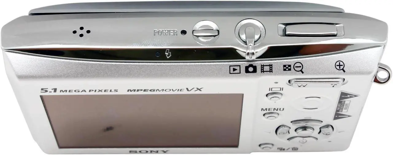 Alt view image 7 of 10 - SONY DSC-T5 Silver 5.1MP 3X Optical Zoom Digital Camera