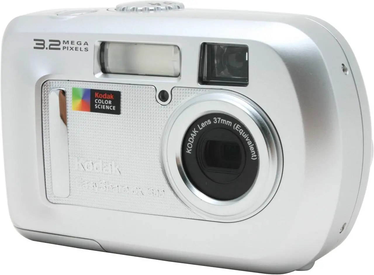 Alt view image 3 of 9 - Kodak EASYSHARE CX7300 Silver 3.2MP Digital Camera