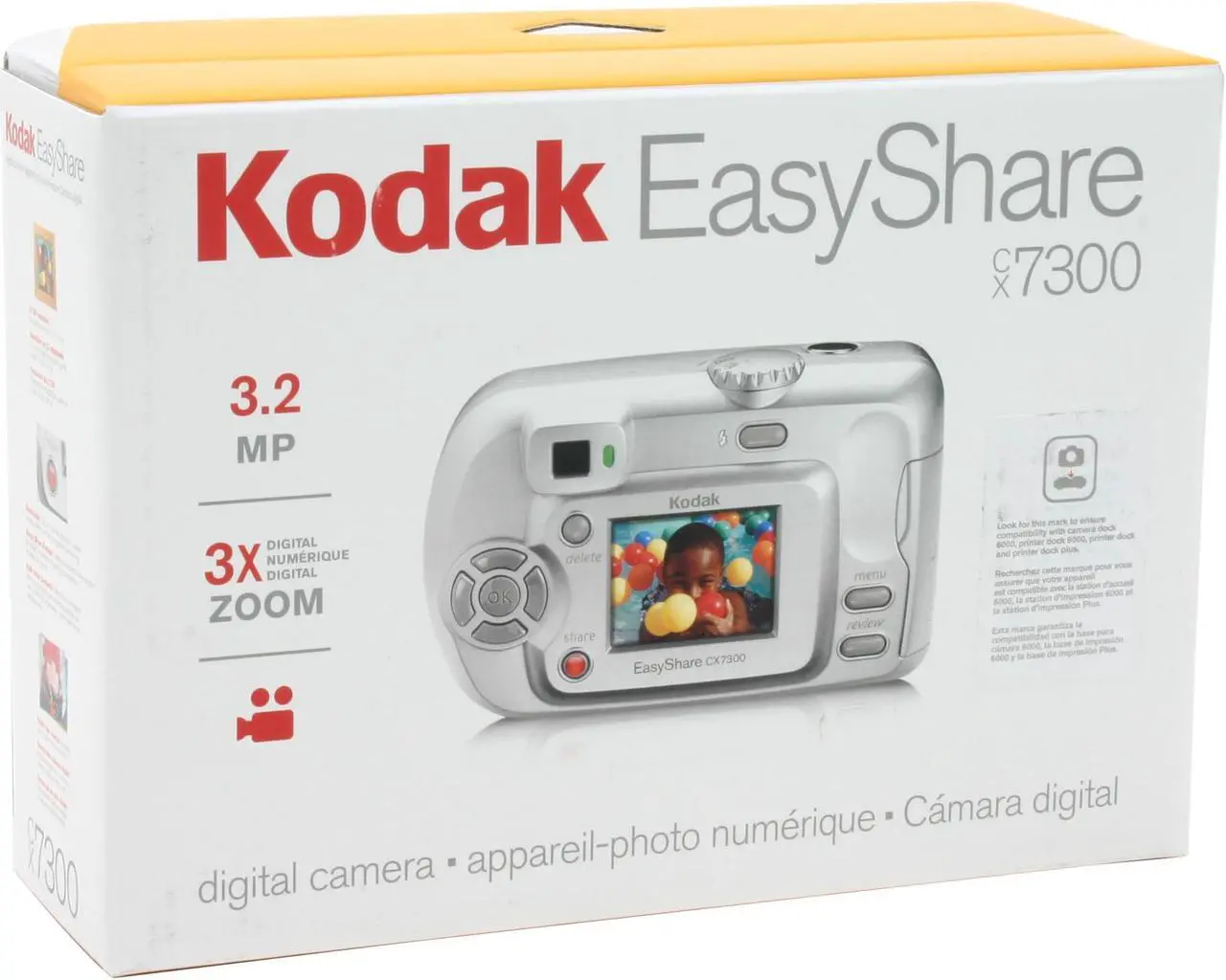 Alt view image 9 of 9 - Kodak EASYSHARE CX7300 Silver 3.2MP Digital Camera