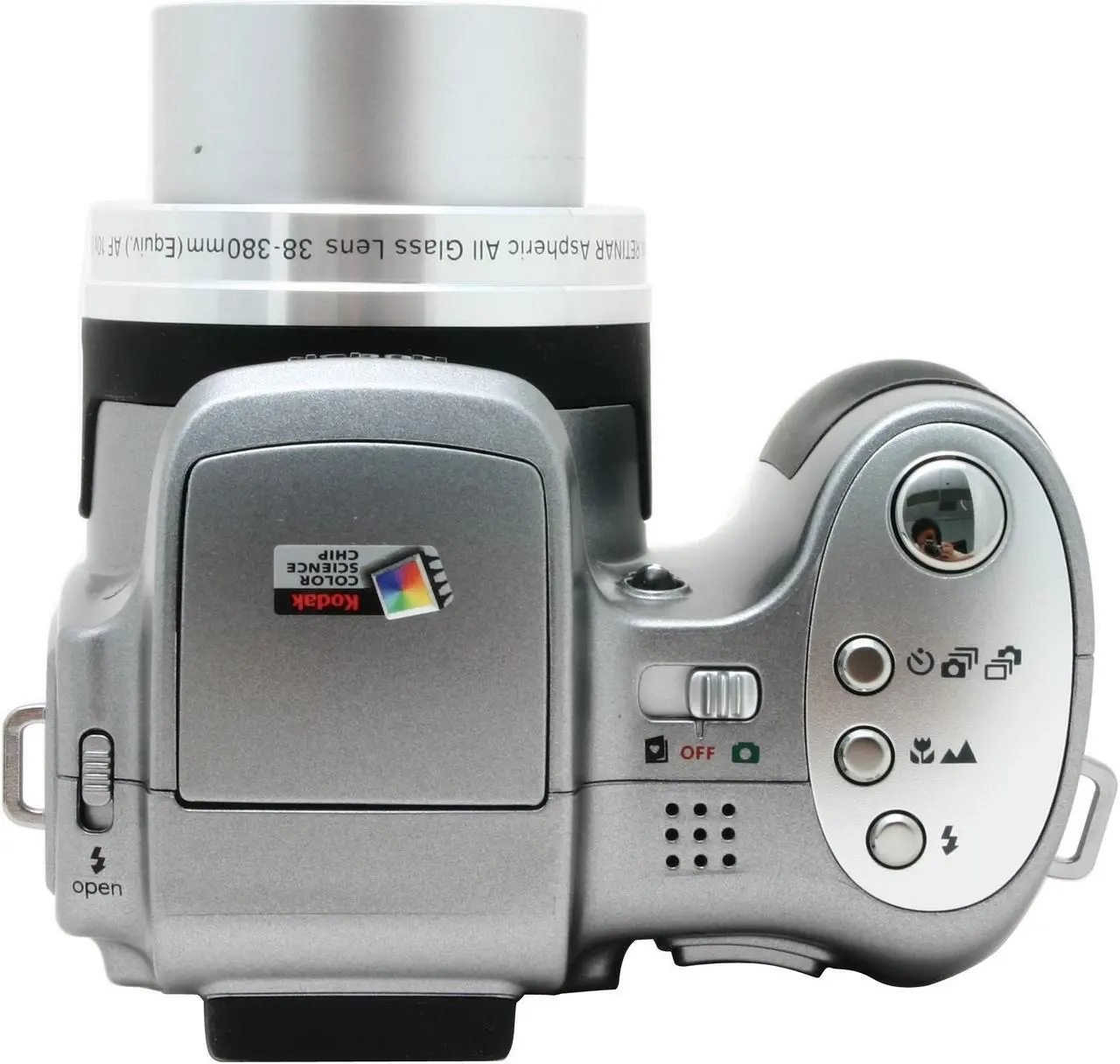 Alt view image 7 of 14 - Kodak Z740 Silver 5.0 MP 10X Optical Zoom Digital Camera w/EASYSHARE Printer Dock Series 3