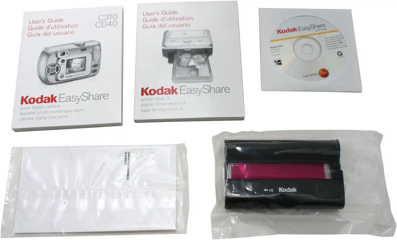 Alt view image 16 of 18 - Kodak C310 Silver 4.0 MP Digital Camera and Printer Dock Series 3