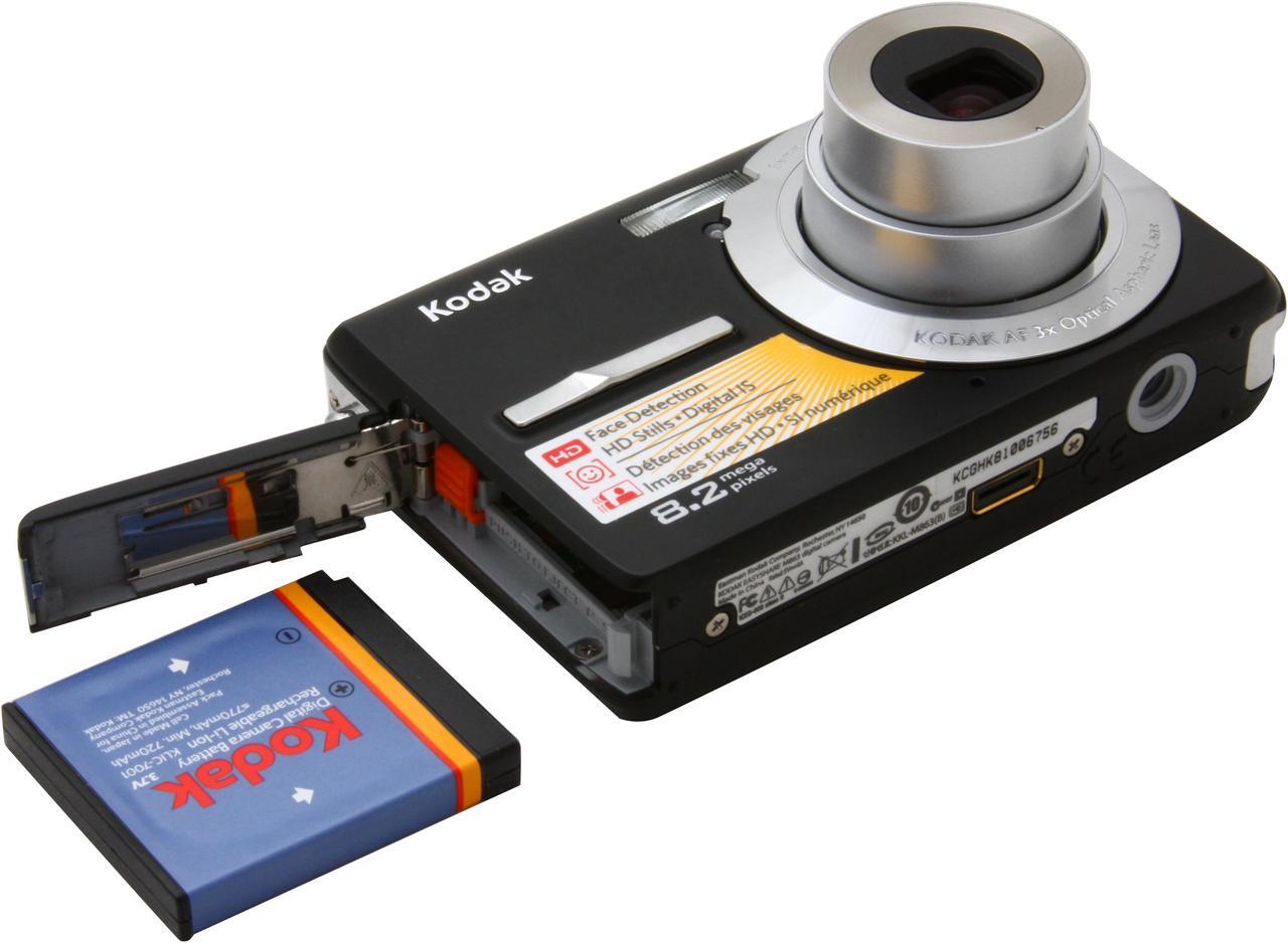 Alt view image 10 of 11 - Kodak EayShare M863 Black 8.2 MP 3X Optical Zoom Digital Camera