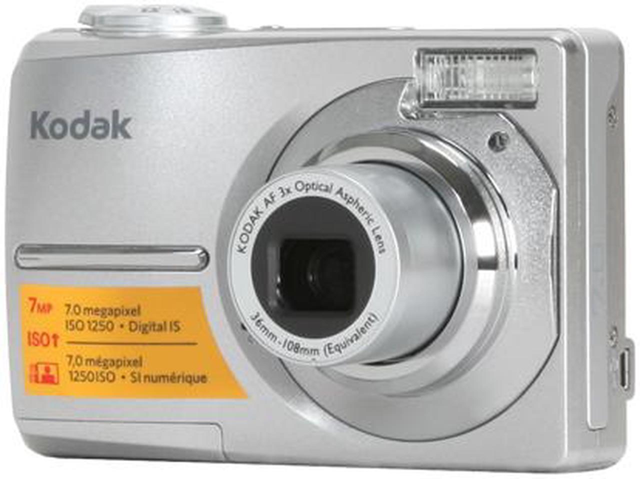 Kodak EasyShare C713 Silver 7.0 MP 3X Optical Zoom Digital Camera