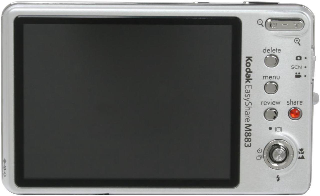 Alt view image 5 of 11 - Kodak EasyShare M883 Silver 8.0 MP 3X Optical Zoom Digital Camera