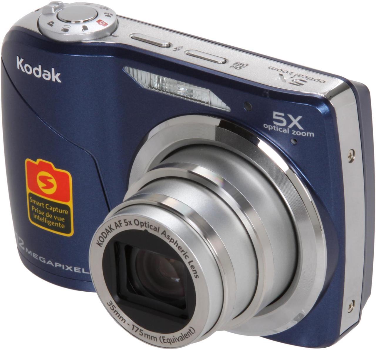 Kodak EasyShare C190 Blue 12.3 MP 5X Optical Zoom Digital Camera