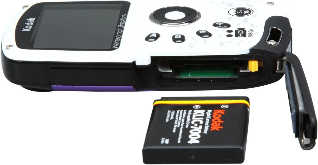 Alt view image 9 of 9 - Kodak Zx3 Purple 5.0 MP 2.0" LCD HD Video Camera