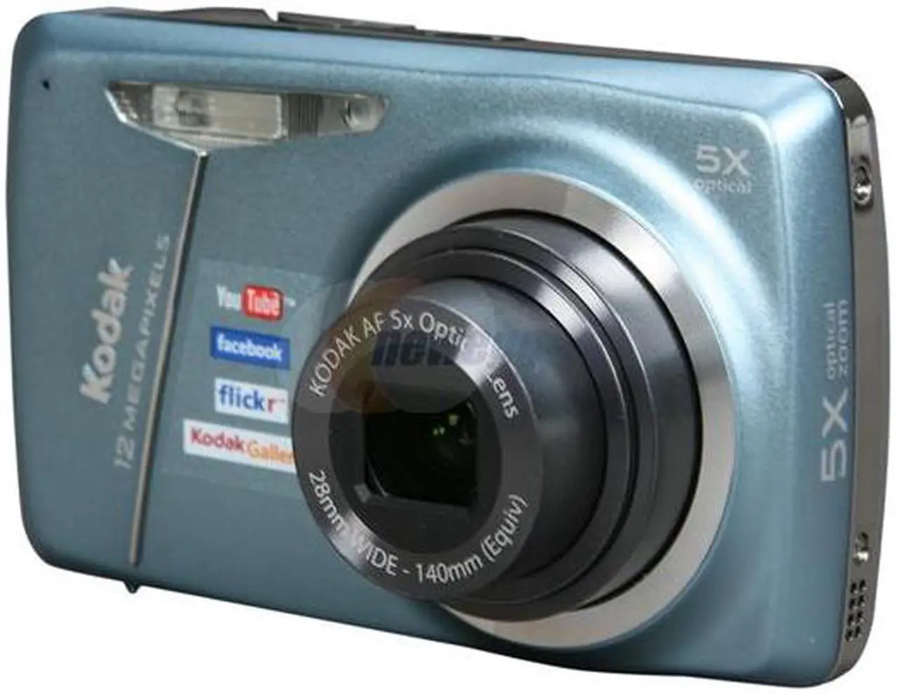 Main image of Kodak EasyShare M550 Blue 12 MP 5X Optical Zoom 28mm Wide Angle Digital Camera