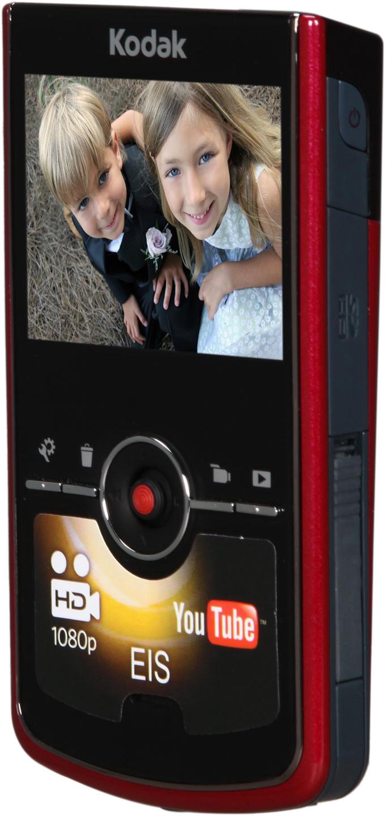 Main image of Kodak Zi8 Red 1.6 MP 1/4.5" CMOS 2.5" LCD 4x Digital HD Pocket Video Camera