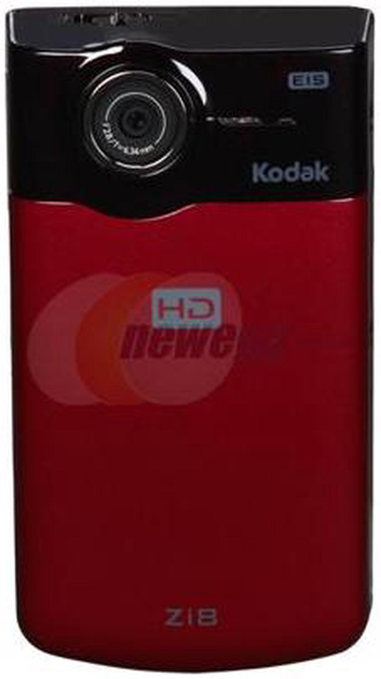 Alt view image 4 of 10 - Kodak Zi8 Red 1.6 MP 1/4.5" CMOS 2.5" LCD 4x Digital HD Pocket Video Camera