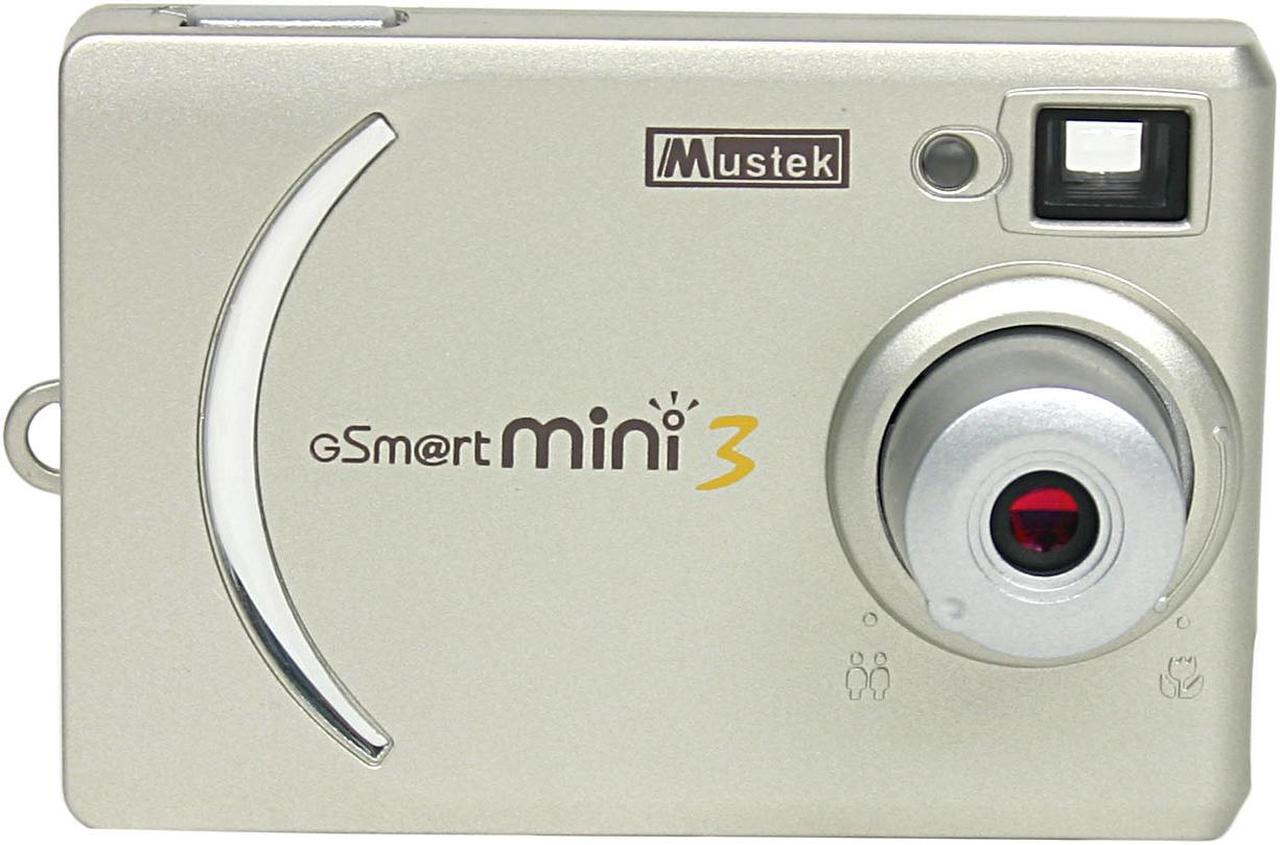 Main image of Mustek GSmart MINI 3 CMOS NO Optical Zoom HDD/Flash Memory Camcorder