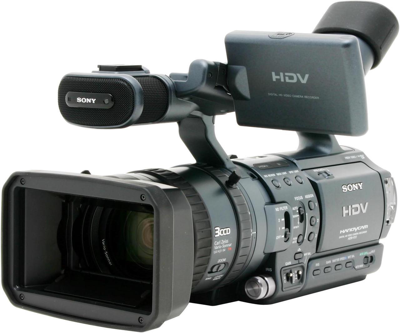 Alt view image 3 of 10 - SONY HDR-FX1 1/3" 3CCD 3.5" 250K TFT LCD LCD 12X Optical Zoom High Definition MiniDV Camcorder