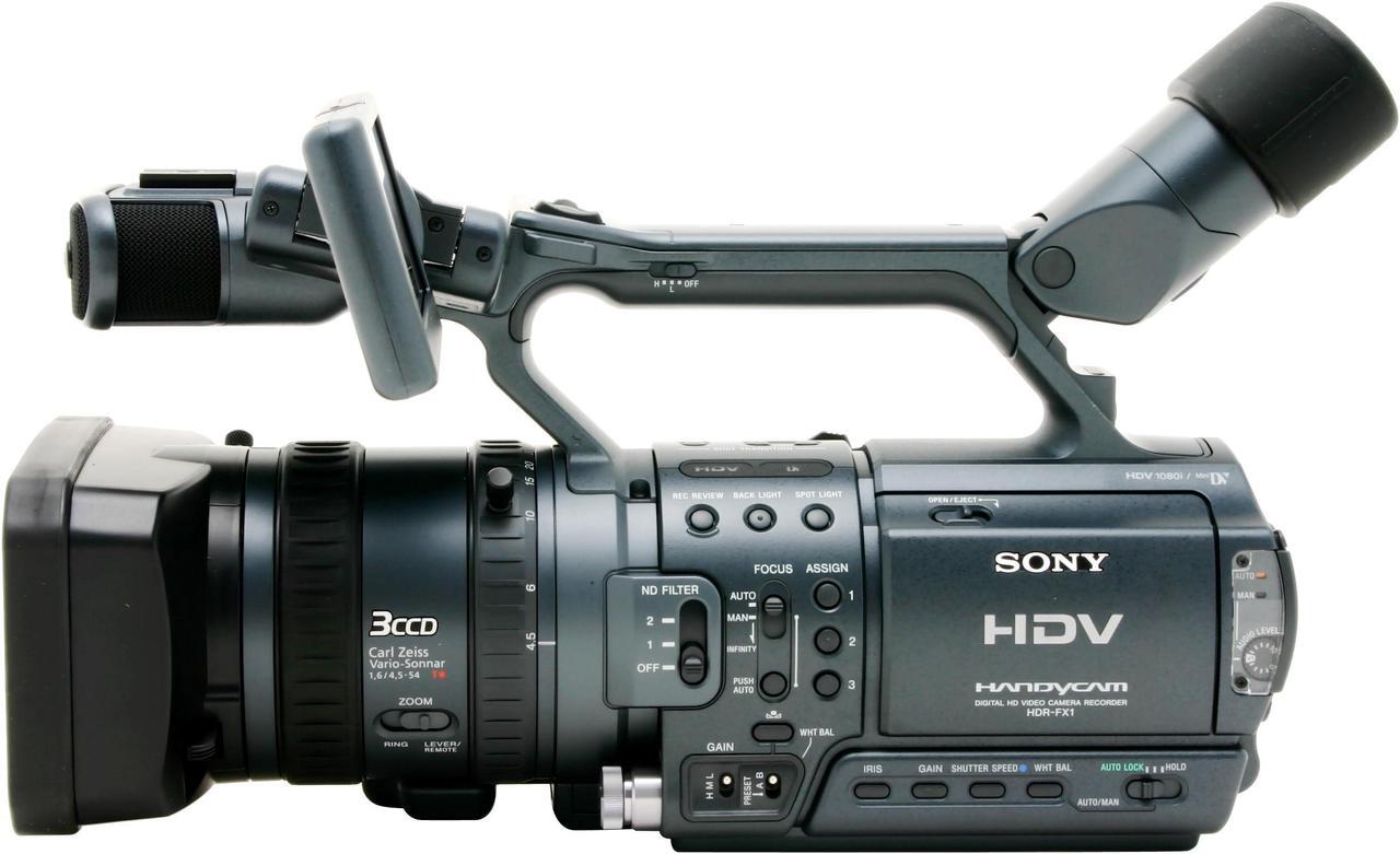 Alt view image 4 of 10 - SONY HDR-FX1 1/3" 3CCD 3.5" 250K TFT LCD LCD 12X Optical Zoom High Definition MiniDV Camcorder