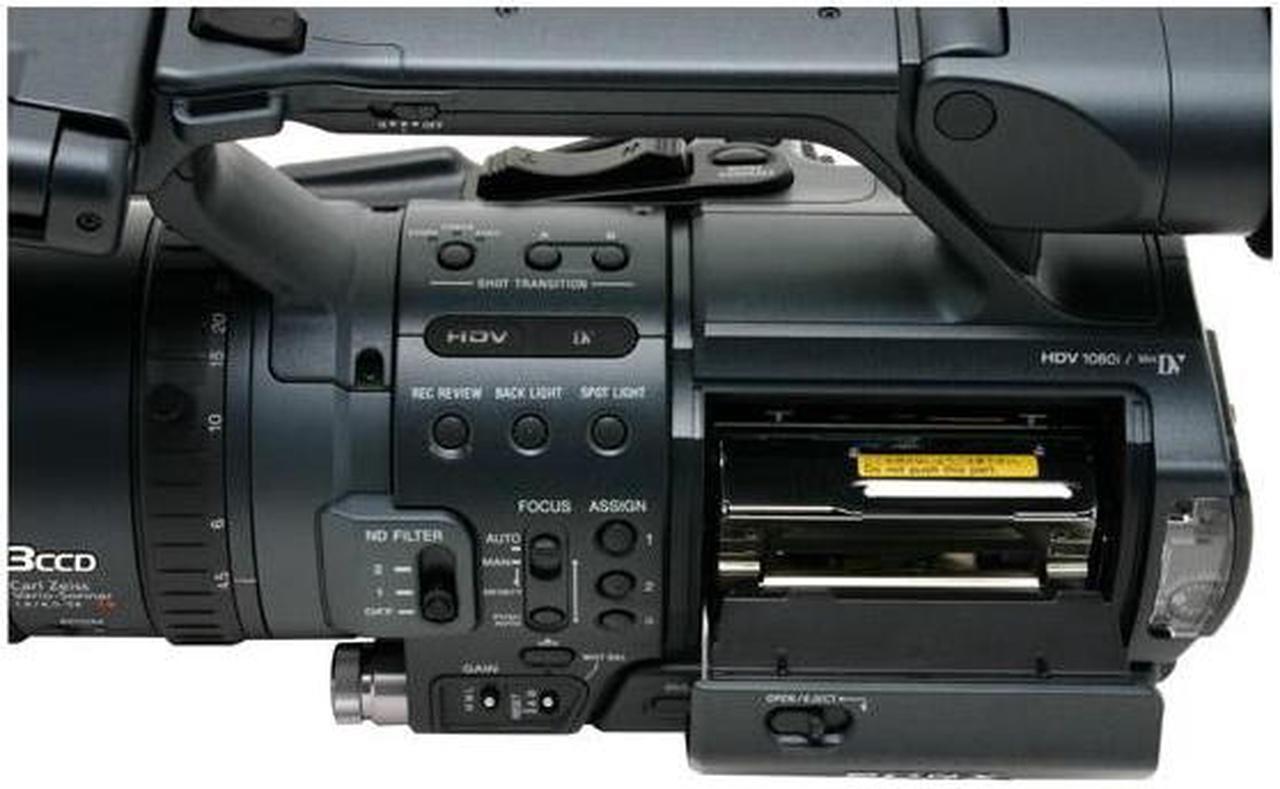 Alt view image 8 of 10 - SONY HDR-FX1 1/3" 3CCD 3.5" 250K TFT LCD LCD 12X Optical Zoom High Definition MiniDV Camcorder