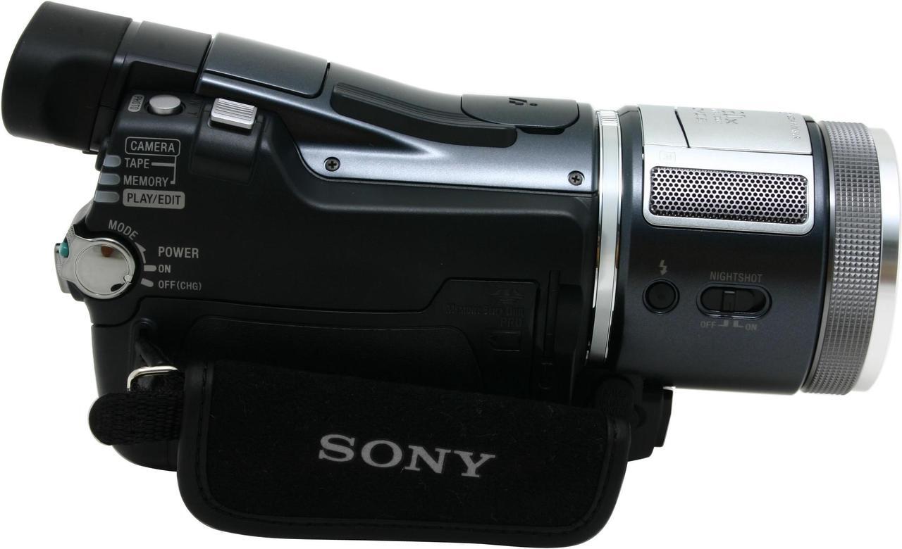 Alt view image 6 of 10 - SONY HDR-HC1 1/3" 3000K Pixel CMOS Sensor 2.7" 123K LCD 10X Optical Zoom HD DVC Cassette Digital Camcorder