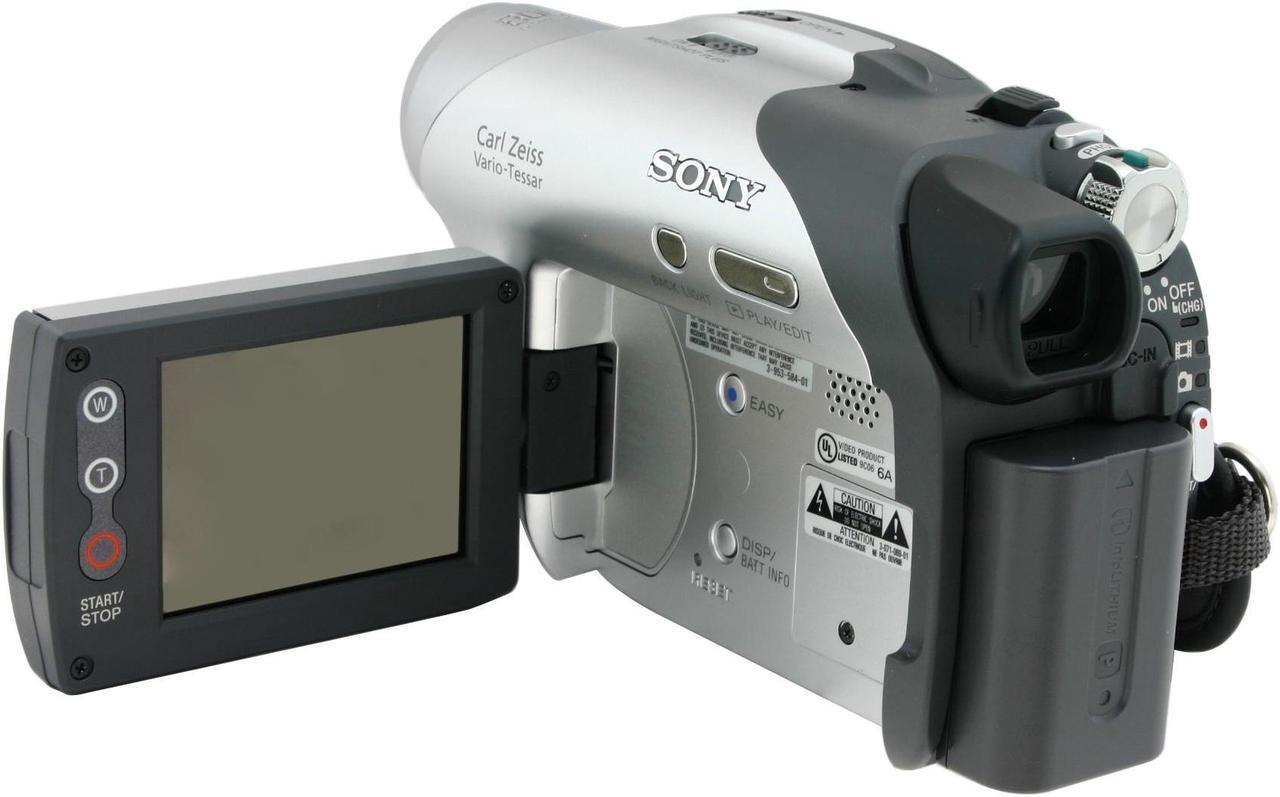 Alt view image 4 of 12 - SONY DCR-DVD105 1/6" CCD 2.5" 123K LCD 20X Optical Zoom DVD Camcorder