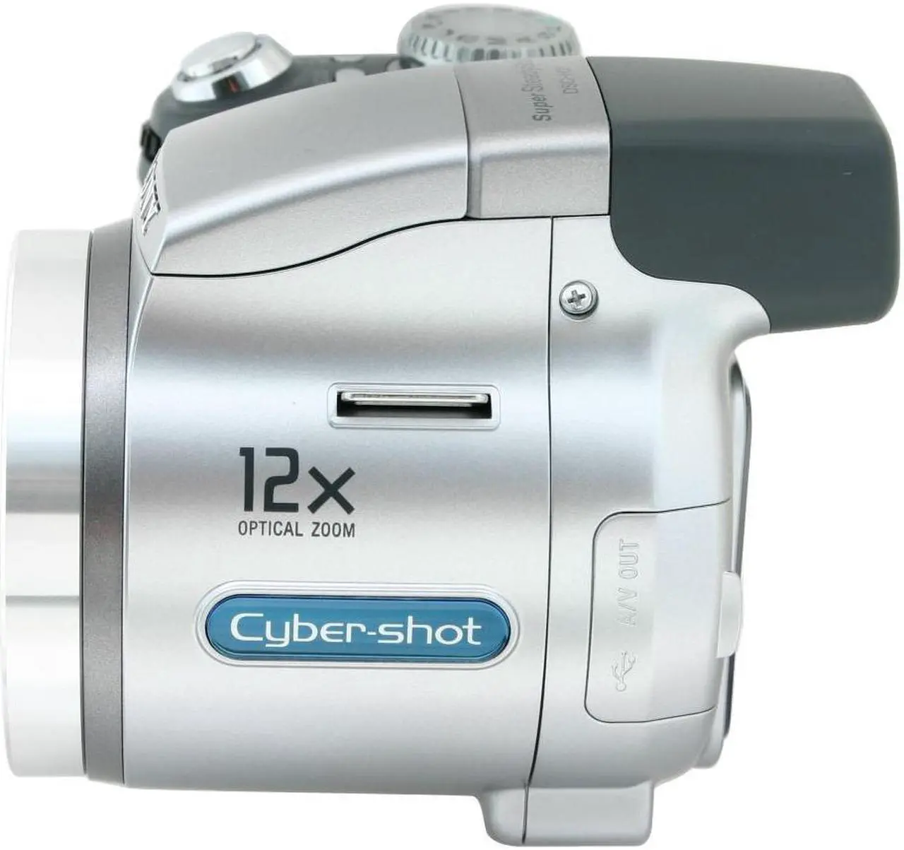 Alt view image 4 of 9 - SONY DSC-H2 Silver 6.0 MP 12X Optical Zoom Digital Camera