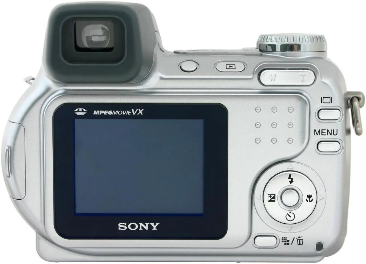 Alt view image 5 of 9 - SONY DSC-H2 Silver 6.0 MP 12X Optical Zoom Digital Camera