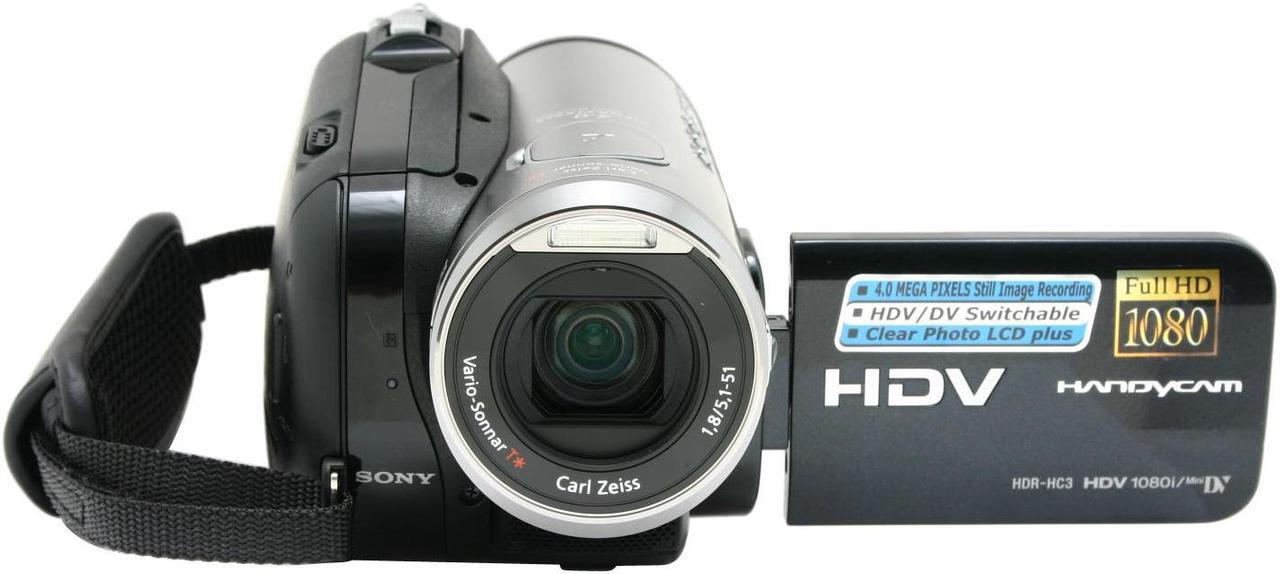 Alt view image 3 of 13 - SONY HDR-HC3 High Definition Camcorder 10X Optical Zoom 80X Digital Zoom 1/3" 2.1MP ClearVID CMOS 2.7" 211K LCD