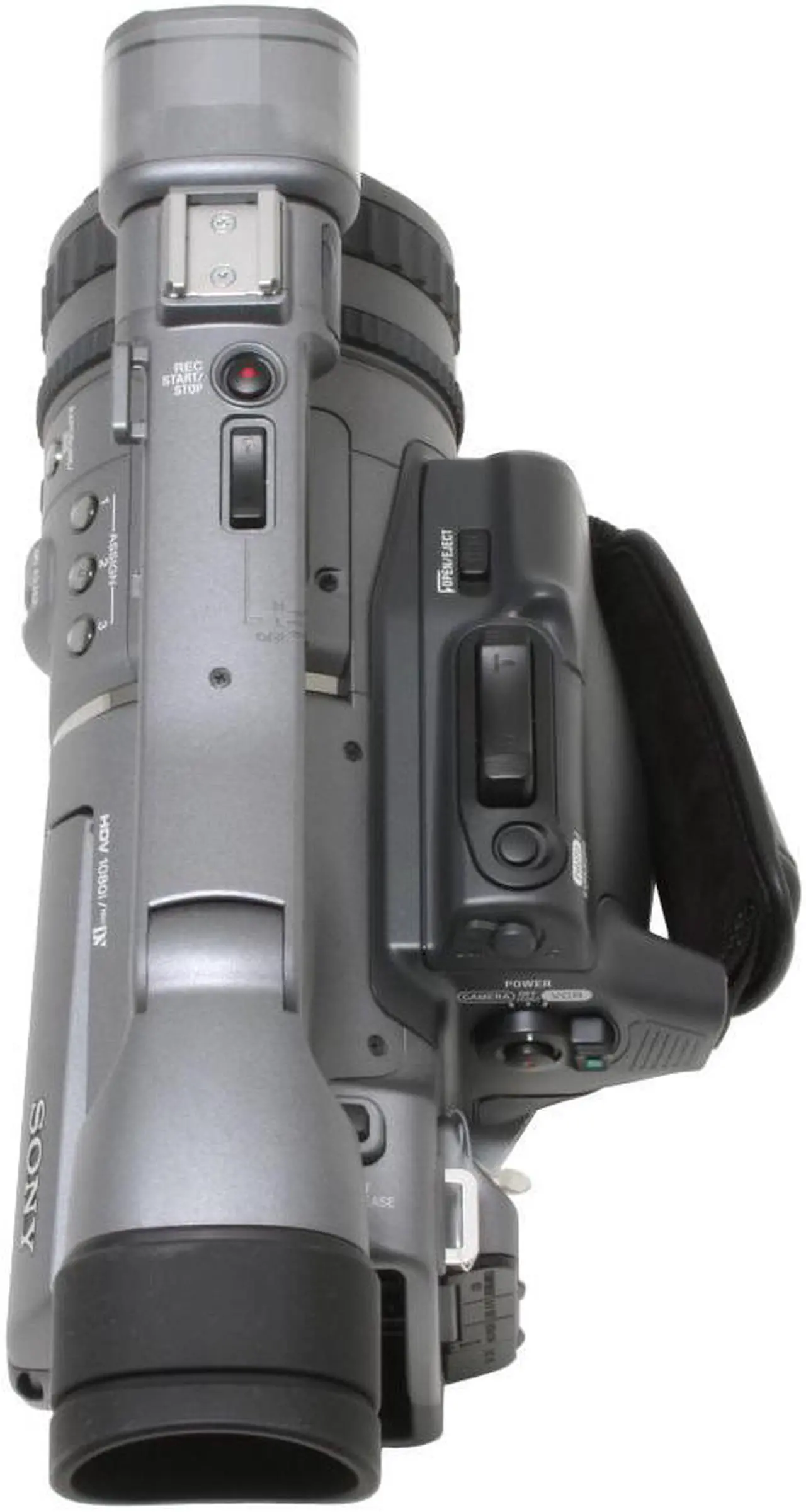 Alt view image 8 of 17 - SONY HDR-FX7 Gray 3 x 1/4" ClearVID CMOS Sensors 3.5" 211K Wide (16:9) Touch Panel LCD 20X Optical Zoom High Definition Handycam Camcorder