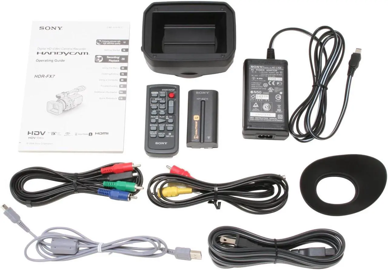 Alt view image 16 of 17 - SONY HDR-FX7 Gray 3 x 1/4" ClearVID CMOS Sensors 3.5" 211K Wide (16:9) Touch Panel LCD 20X Optical Zoom High Definition Handycam Camcorder