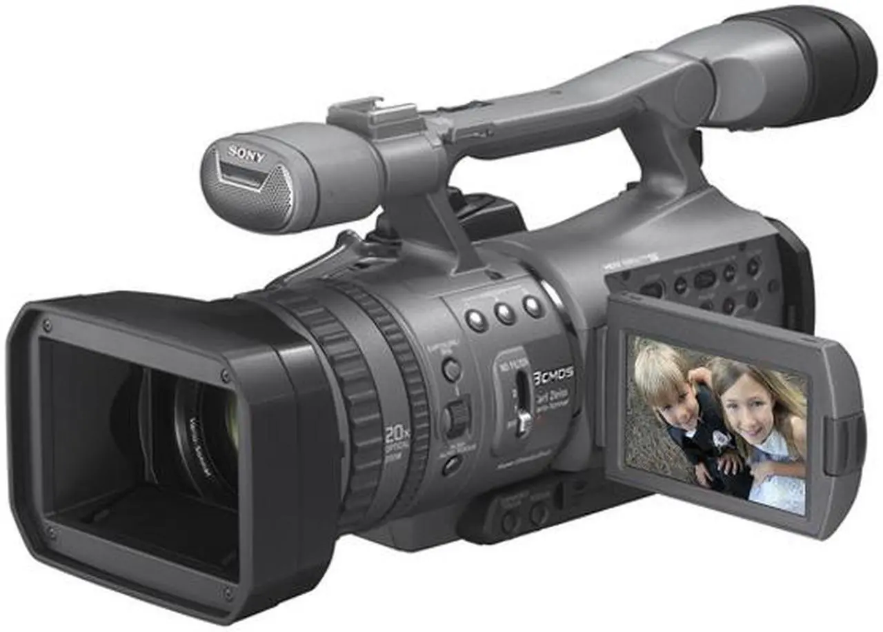 Alt view image 15 of 17 - SONY HDR-FX7 Gray 3 x 1/4" ClearVID CMOS Sensors 3.5" 211K Wide (16:9) Touch Panel LCD 20X Optical Zoom High Definition Handycam Camcorder