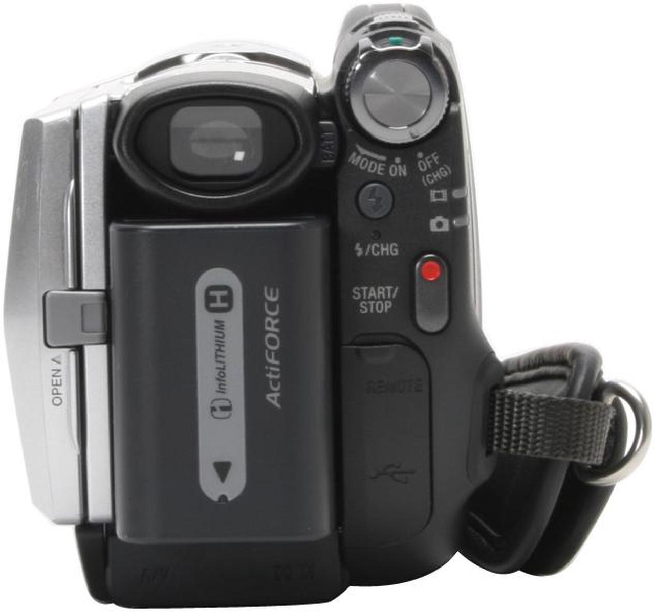Alt view image 10 of 14 - SONY HDR-UX7 Silver 1/3" ClearVid CMOS Sensor 3.5" 211K Wide (16:9) Touch Panel LCD 10X Optical Zoom AVCHD DVD Handycam Camcorder