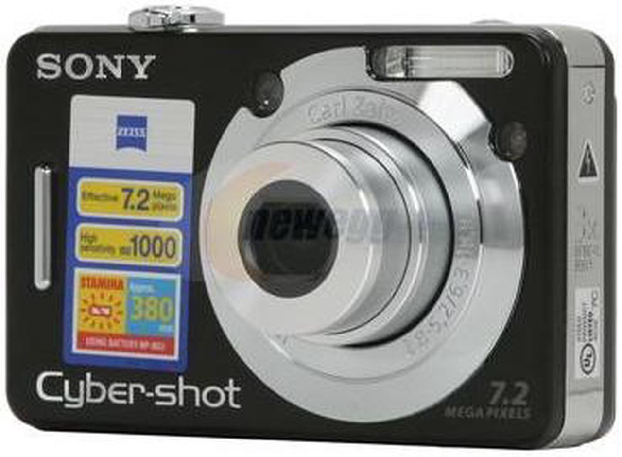 Main image of SONY Cyber-shot DSC-W55 Black 7.2 MP 3X Optical Zoom Digital Camera