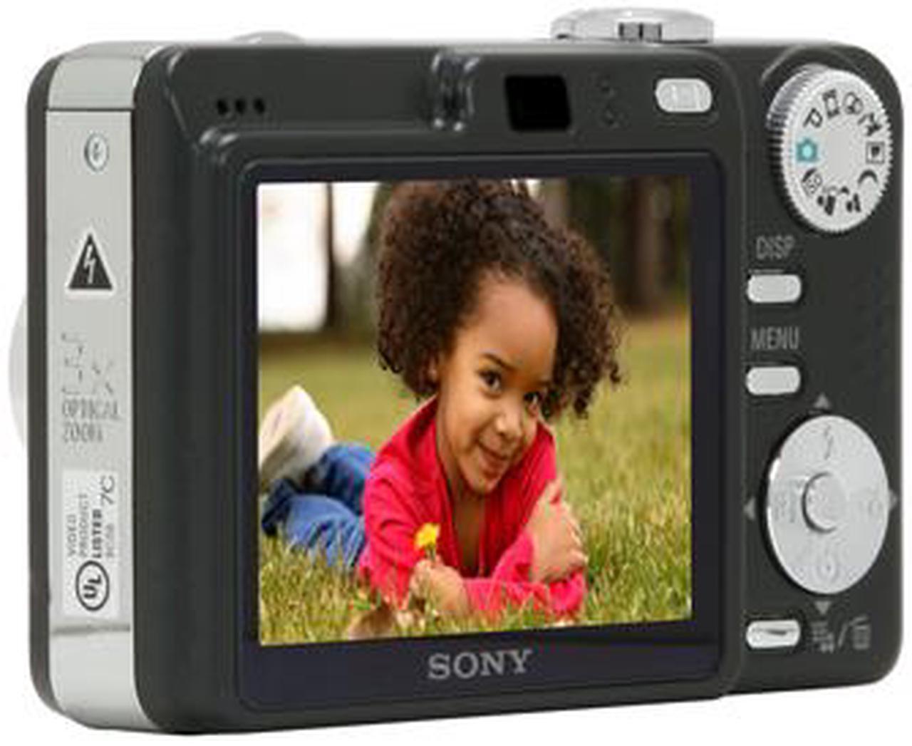 Alt view image 3 of 11 - SONY Cyber-shot DSC-W55 Black 7.2 MP 3X Optical Zoom Digital Camera