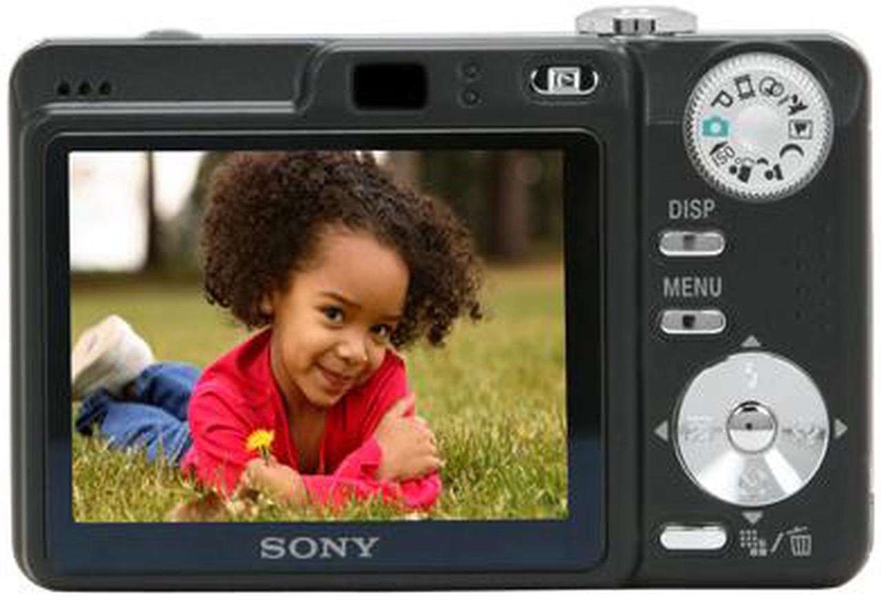 Alt view image 4 of 11 - SONY Cyber-shot DSC-W55 Black 7.2 MP 3X Optical Zoom Digital Camera